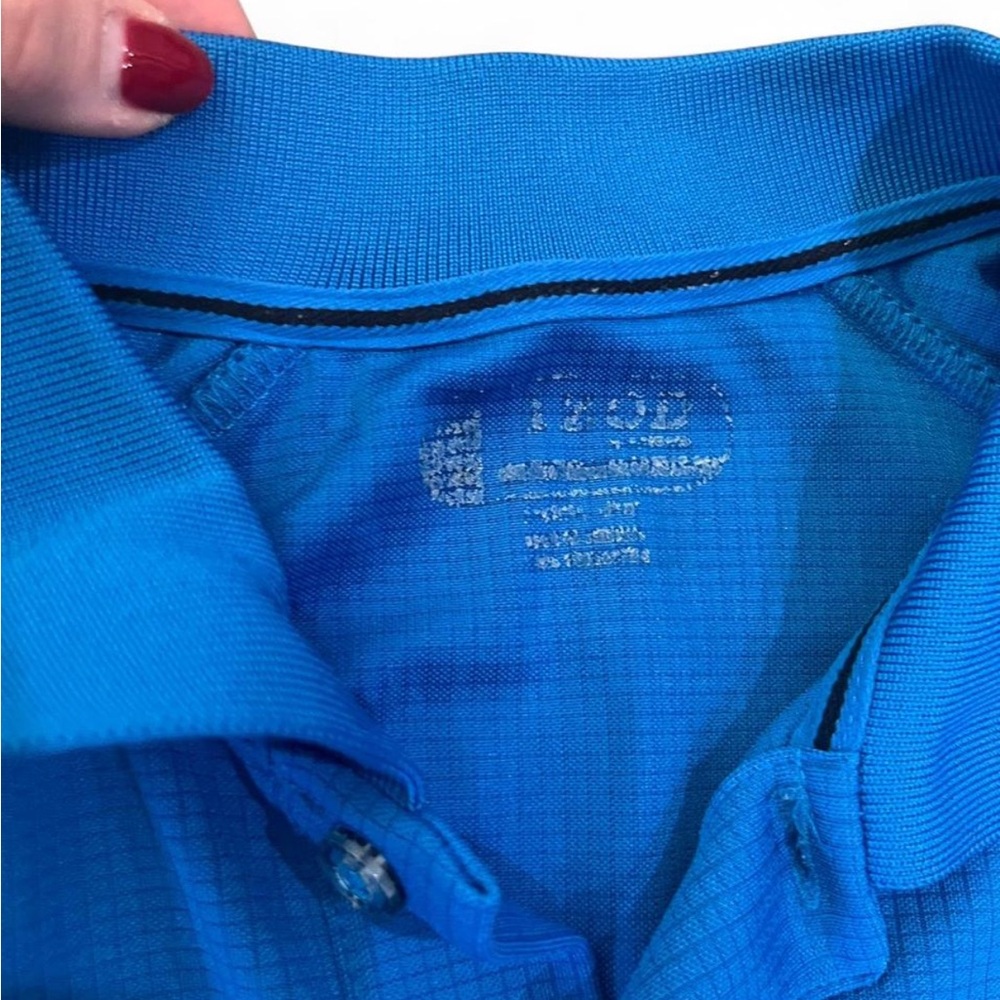 Izod Vibrant Blue Polo Shirt - Picture 5 of 6